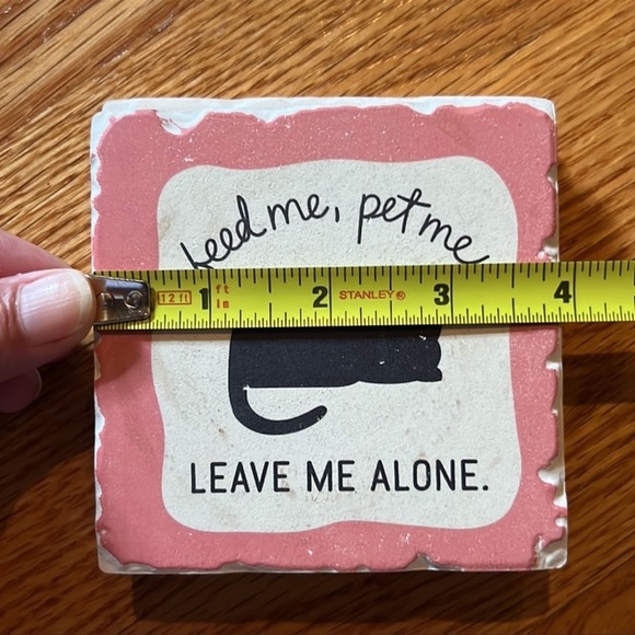 🎁 NWOT🏖 BUNDLE OF 6 CORK-BACK BEACH & CAT COASTERS 4” x 4” - Picture 8 of 9